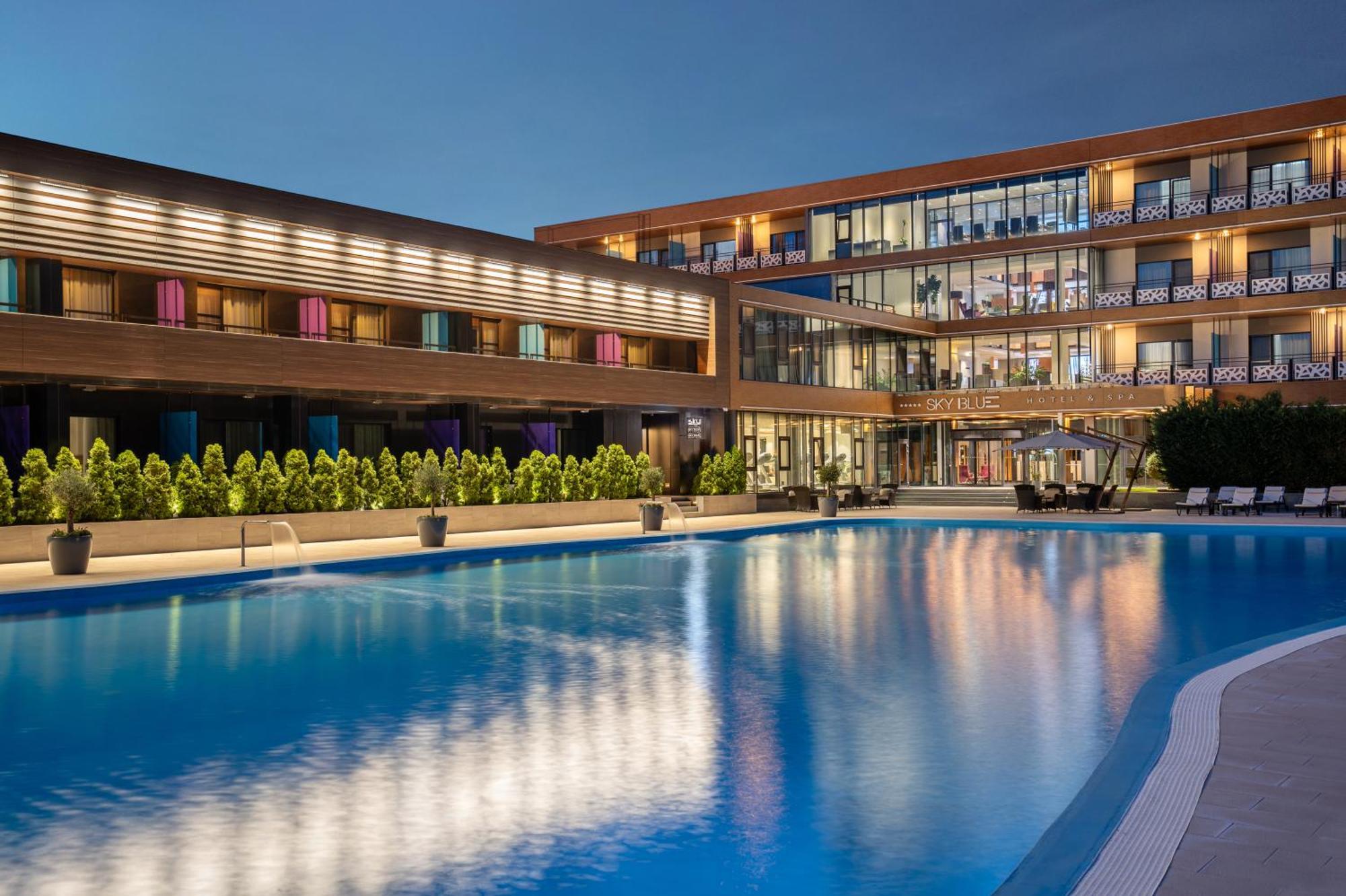 Sky Blue Hotel & Spa Paulesti  Exterior foto